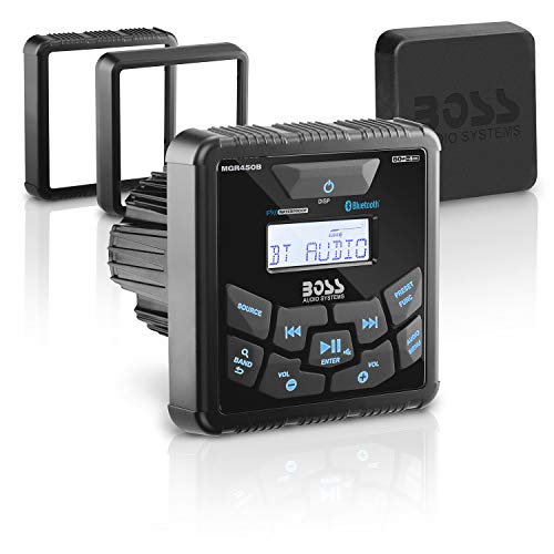 BOSS Audio Systems MGR450B Marine Gauge Receiver Bluetooth, Digital