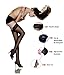 HONENNA Sheer Silky Thigh High Stay Up Silicone Lace Top Stockings