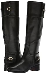 Franco Sarto Womens Jazrin Tall Riding Boots Dark