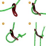 nuosen 6 Pack 4mm Tent Guy Lines 13 ft Reflective Cord Nylon Ropes Camping view 6