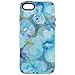 Speck Products 77158-C140 CandyShell Inked Cell Phone Case for iPhone SE/5/5S - Retail Packaging - Aqua Floral Blue Pattern/UltraViolet Purple