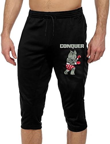 MamieJulia Boxing Elephant Seven Points Running Sports Baggy Pants Leggings Trousers XX-Large