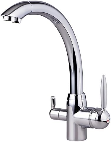 3-Way Faucet Grande Chrome for Cold, Hot and Filtered Water