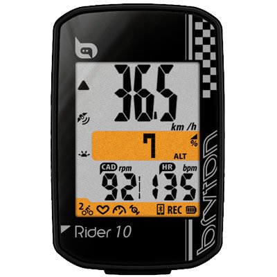 Bryton Rider 10 GPS Cycling Computer (2.0", Rider 10E (black))