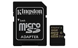 Kingston Digital 16GB Microsdhc Class U3 UHS-I 90R/45W + SD Adapter (SDCG/16GB)