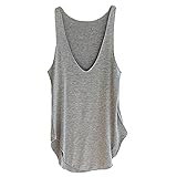 AutumnFall® Woman Sleeveless V-Neck Candy Vest Loose Tank Tops T-shirt