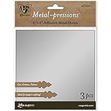 Ranger Vintaj Silver Foil Sheet, 6 by 6-Inch, 3 Per Package