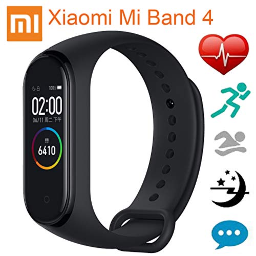 Xiaomi Mi Band 4 Fitness Tracker, Sonmer Mi Band 4 Waterproof Smart Band AMOLED Upgrade Color Screen Display Touchpad Heart Rate Monitor Wristbands Bracelet - Thumbnail 4