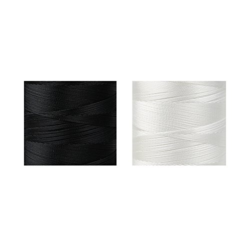 Bonded Polyester Thread High Strength Heavy Duty UV Resistant Outdoor Thread #69 T70 Size 210D/3Ply for Upholstery, Outdoor Market, Drapery, Leather, Denim and Luggage, 3000Yards Pack of 2