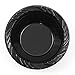 Concept Party Products 125 Count Plastic Bowls, 12-Ounce, Black
