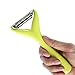 Vegetable Potato Peeler Apple Slicer-Magic Vegetable Peeler Mandoline Slicer for Potatoes Carrots and Cucumbers One for Peel One for Strip, 2 in 1