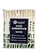 200 Count | KingSeal 8 Inch Natural Poplar Disposable Wood Chopsticks, Paper Sleeve, Waribashi, Bulk Pack - 2 Packs x 100 Pairs
