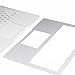 Cosmos ® Silver Full Body Protector Protective Skin Decal for Microsoft Surface Book