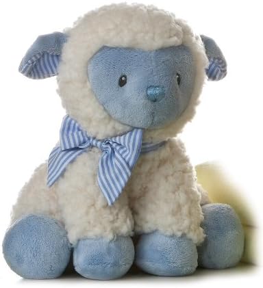 blue lamb stuffed animal
