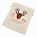 Hanta Janss Christmas Bag Sika Deer Pattern Design Santa Sack 27