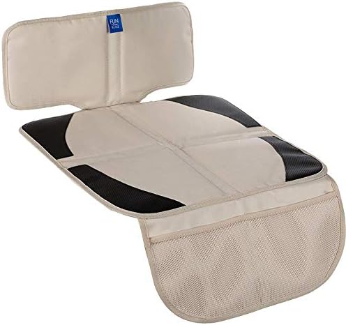 2-Pack Car Seat Protectors - Thick Waterproof Covers With Storage Pockets For Child Car Seats