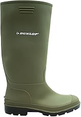 Dunlop Pricemastor Unisex Knee High Wellington Boots Green PVC Waterproof view 3