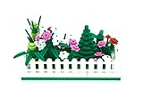 LEGO Mini Modular Fenced Tree and Flower Garden