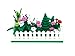 LEGO Mini Modular Fenced Tree and Flower Garden