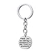 Best Teacher Gift It Takes a Big Heart to Help Shape Little Minds Charm Love Heart Pendant Key Chain (F)