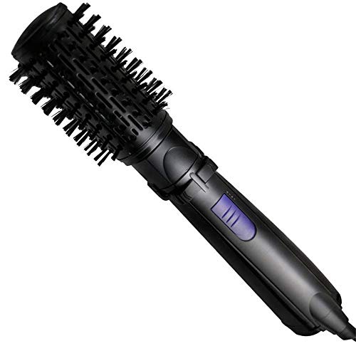 AEVO Hot Air Brush, Combination Hair Dryer Brush & Volumizer, 4-in-1 Hair Dryer, Styler, Curler, Straightener [Salon Styling] [Ionic Dryer] [Ceramic] [Electric] [Portable] [3 Modes], Black