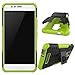Zenfone 3 Max ZC520TL Case,Mama Mouth Shockproof Heavy Duty Combo Hybrid Rugged Dual Layer Grip Cover with Kickstand for ASUS Zenfone 3 Max ZC520TL(with 4 in 1 Packaged),Green