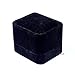 LILY TREACY Deluxe Black Velvet Ring Box Engagement,Weddings, Pocket Size, Easy Hide Away, Gift, Holidays