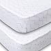 Playard Sheets, 2 Pack Chevron & Stars Fitted Soft Jersey Cotton Playpen Bedding