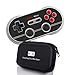 Geek Theory 8Bitdo N30 Pro Controller with Bonus Carrying Case - for iOS/Android/Mac/PC/Switch/NES and SNES Classic