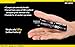 Nitecore EA11 14500 Battery CREE XM-L2 U2 900 lm LED Flashlight with Secondary Red Output, Black, Left/Right