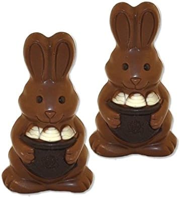 Large Milk Chocolate Easter Bunny (100g - set of 2)