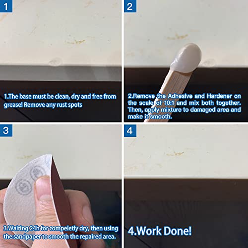 Granite Repair Kit, Marble and Quartz Countertops Repair Kit Fix