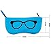 ZZ Sanity (3PCS Portable Zipper Soft Case Eyesglasses Box Makeup Pouch Purse Bag (3-PCS)
