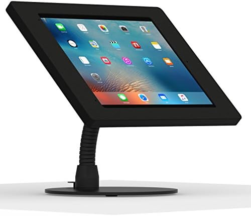 iPad Pro 12.9" Black Home Button Covered Portable Flexible Stand [Bundle]