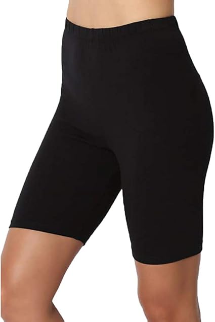 womens cotton yoga shorts