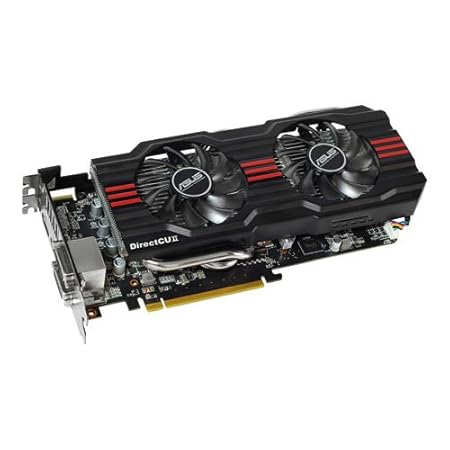 Asus Radeon HD7870-DC2-2GD5-V2 Grafikkarte (PCI-e, 2GB DDR5 Speicher, DVI, HDMI, DisplayPort)