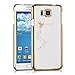 kwmobile Elegant and light weight Crystal Case Design fairy for Samsung Galaxy Alpha in gold transparent