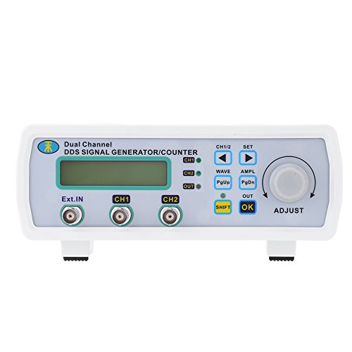 KKmoon High Precision Digital DDS Dual-channel Signal Source Generator Arbitrary Waveform Frequency Meter 200MSa/s 25MHz