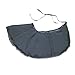 WOOSUN Women Girls Chiffon Ballet Skirt Dance Wrap Skirt Adjustable Waist Tie Ballet Skirts 38cm (Black)