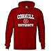 Ivysport Cornell University Hooded Sweatshirt, Crest, Red, Medium