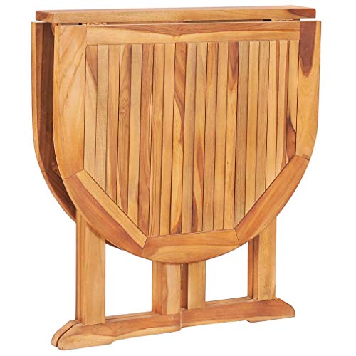 vidaXL Teak Massiv Gartenmöbel 5-TLG. Klappbar Sitzgruppe Lounge Gartengarnitur Gartenset Sitzgarnitur Klapptisch Klappstuhl Tisch Stühle – Bild 7