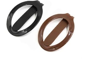 2pcs Black Coffee Color Plastic Updo Hair Barrette Clip Girls Womens Beauty Styling Tools Ponytail Holder by Unoopler