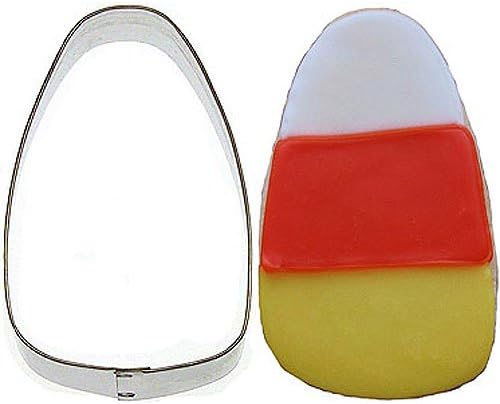 Candy Corn Tin Cookie Cutter 4" B1362