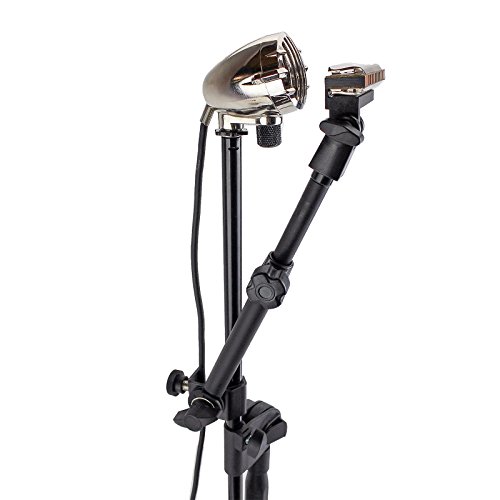 Harmonica Holder Hands Free Quick Change Swiveling Mic Stand