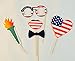 [USA-SALES] 4th of July Photo Booth Props, Independence Day Party Decorations, Attached to the Sticks, by USA-SALES Seller