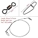 Unclesport 30 PCS Stainless Steel Fishing Wire Leader Line,19.68