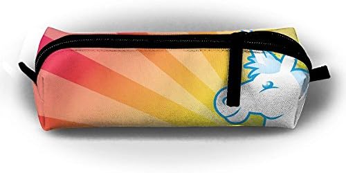 Rainbow Unicorn Full All Over Print Pencil Case Soft Cosmetic Makeup Bag Case Pencils Holder Colored Roll Pouch Use In School Office Art Drawing