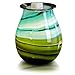 Heung HOI Electric Oil Warmer Art Glass Full-Size Scented Wax Warmer Tart Burner for Wax Melts Fragrance Warmer Night Light Aroma Decorative Lamp for Gifts & Decor for Home Office Bedroom Living