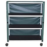 MJM International E350-24-3C Echo Three Shelf Cart