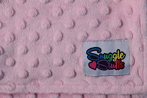 Baby 5 Pack Minky Dot Burp Cloths (Choose Color) (Shades Pink)